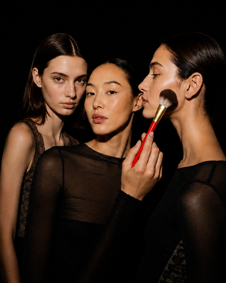 Blend Montmartre — three models, mobile crop